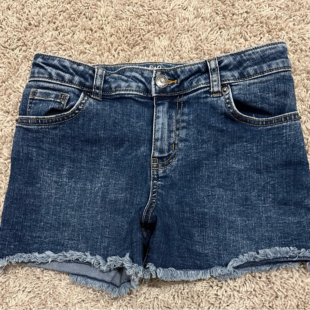 Girls Cat & Jack Dark Blue Jean Shorts